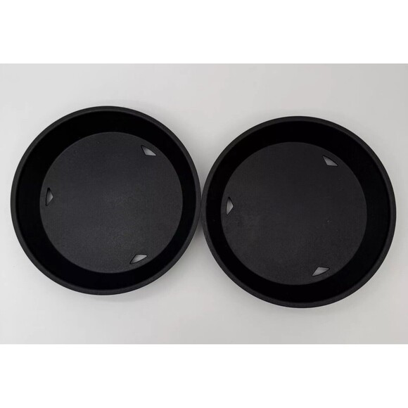 Tablecraft 15759BK 10.5" Black Plastic Polypropylene Diner Food Platter Basket 2 - Picture 2 of 8